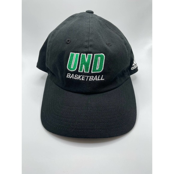 Adidas North Dakota Fighting Hawks Basketball Baseball Cap NCAA Strapback Hat - Picture 1 of 5